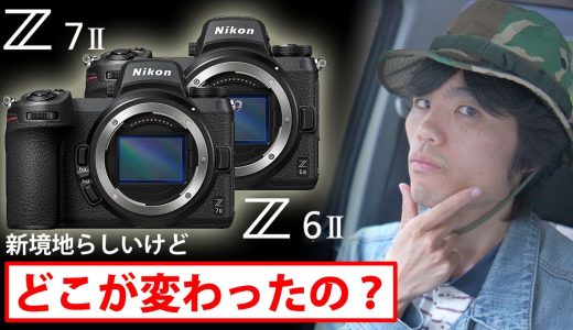 Nikon Z6II/Z7II はどこが進化したのか？Zは新境地らしいけど...