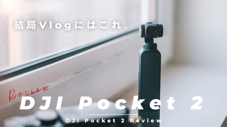 【結局Vlogにはこのカメラ】DJI Pocket2購入レビュー！手ブレなしでこの軽さはすごい。