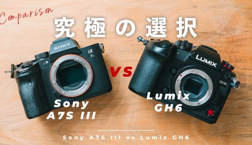 【どっちを選ぶ？】LUMIX GH6 と Sony α7S III を本気で比較してみた結果