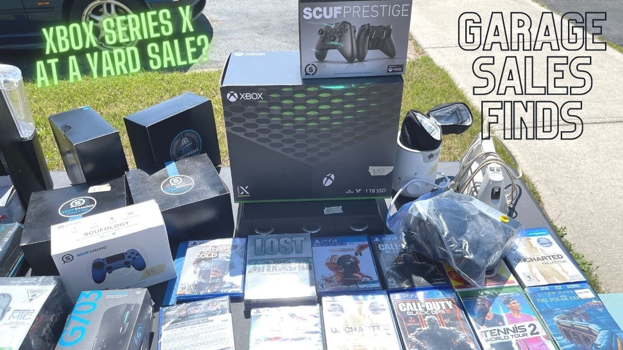 Xbox Series X at a Yard Sale? - LIVE GRAGE SALE FINDS