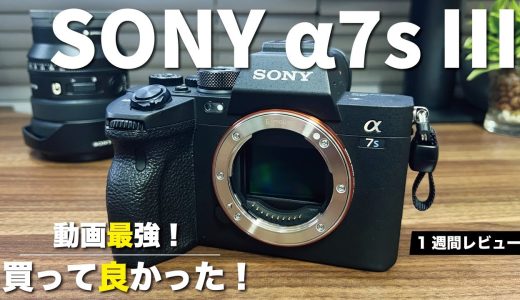 【SONY α7SⅢ】【最高の動画カメラ！】購入レビュー！動画撮影も写真もおすすめ！