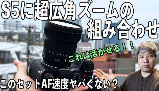 【AF速度向上？】LUMIX S5 と LUMIX S 14-28mm で 60フレーム【最高の組み合わせ候補なのでは？】538日