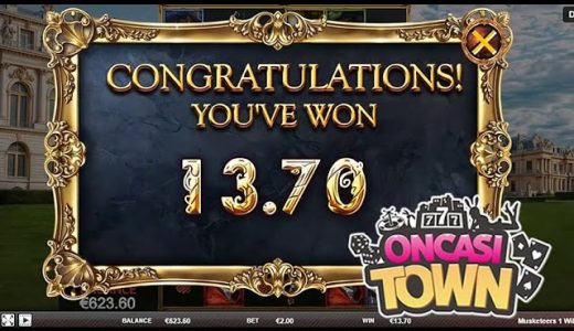 「Musketeers 1 Wild for all（マスケティアーズ・1・ワイルド・フォー・オール）」-RED RAKE GAMING社からリリースされたスロットの紹介動画です。