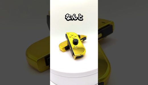 【スイッチ】金色のジョイコンがやばすぎる！【ジョイコン】