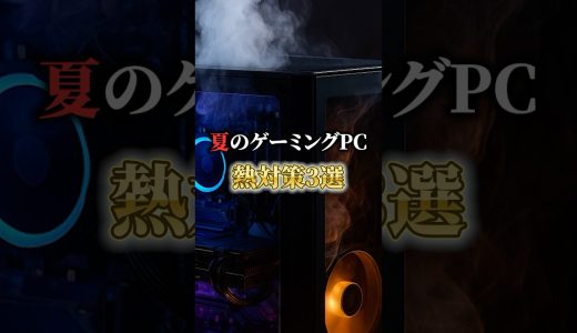 夏のゲーミングPC 熱対策3選 #ゲーミングpc #karasugaming #解説 #夏休み