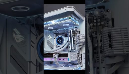 JONSBO TK-1 9800X3D x RTX5060 Full White Aesthetic Build #jonsbo #rtx5060 #gamingpc