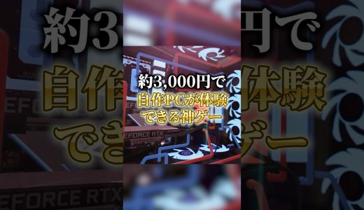 3,000円で自作PCがシュミレーションできる神ゲーを紹介！ #ゲーミングpc #karasugaming #解説