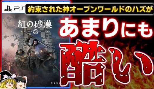 【※閲覧注意】どうしてこうなった…約束された神ゲーと期待されていた『紅の砂漠』を20時間プレイした忖度なしの本気の感想レビュー【PS5、神ゲーorクソゲー、酷評/批評、ゆっくり解説】